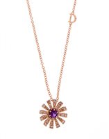 Collar Damiani Mujer Margherita in Oro rosa Diamante 0.60 Ct 20072766 - 20072766